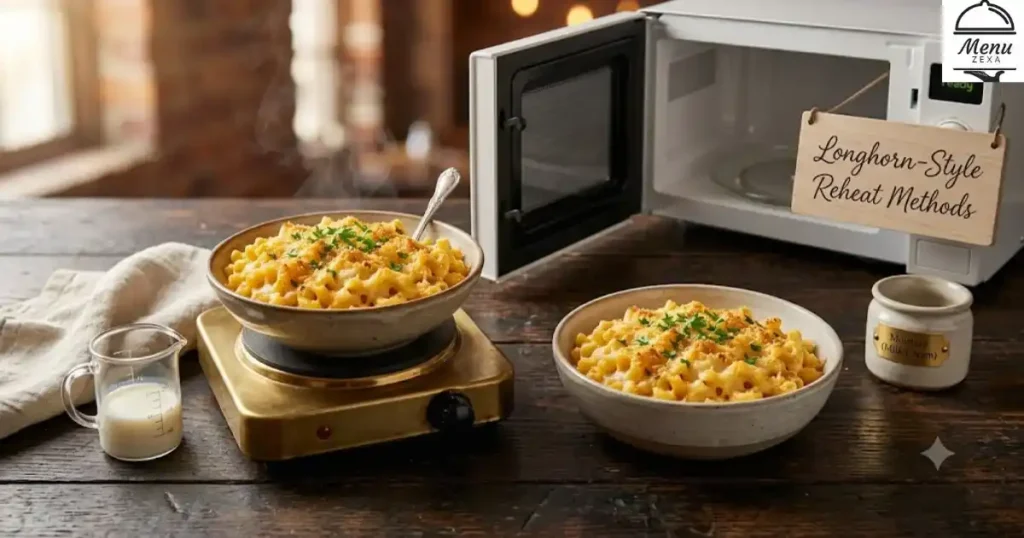 How to Reheat Longhorn Mac and Cheese