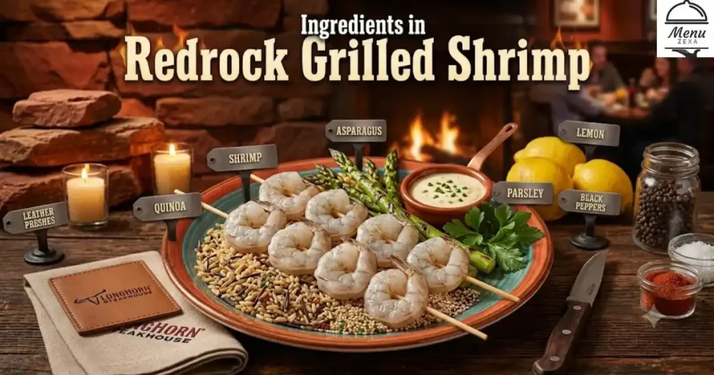 Ingredients in Redrock Grilled Shrimp