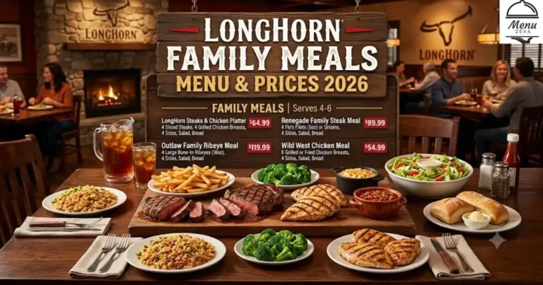 LongHorn Family Meals Menu & Prices 2026
