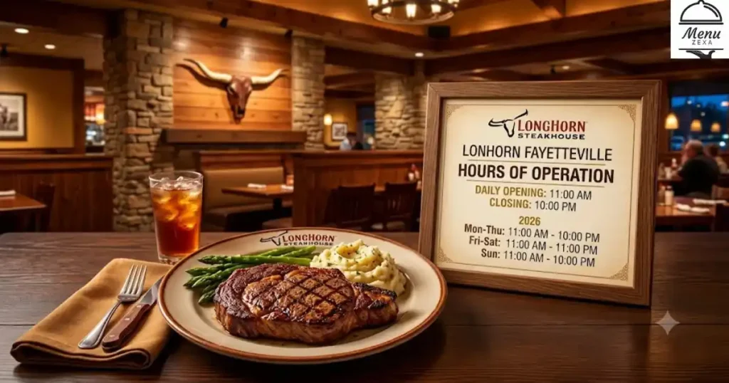 LongHorn Fayetteville Hours of Operation