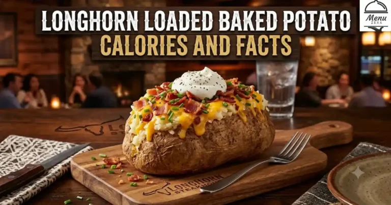 LongHorn Loaded Baked Potato Calories And Facts