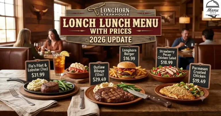 Longhorn Lunch Menu With Prices 2026 Update