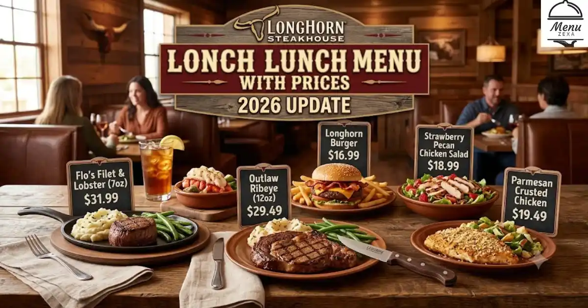 Longhorn Lunch Menu With Prices 2026 Update