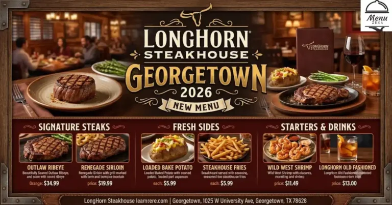 LongHorn Steakhouse Georgetown Menu 2026
