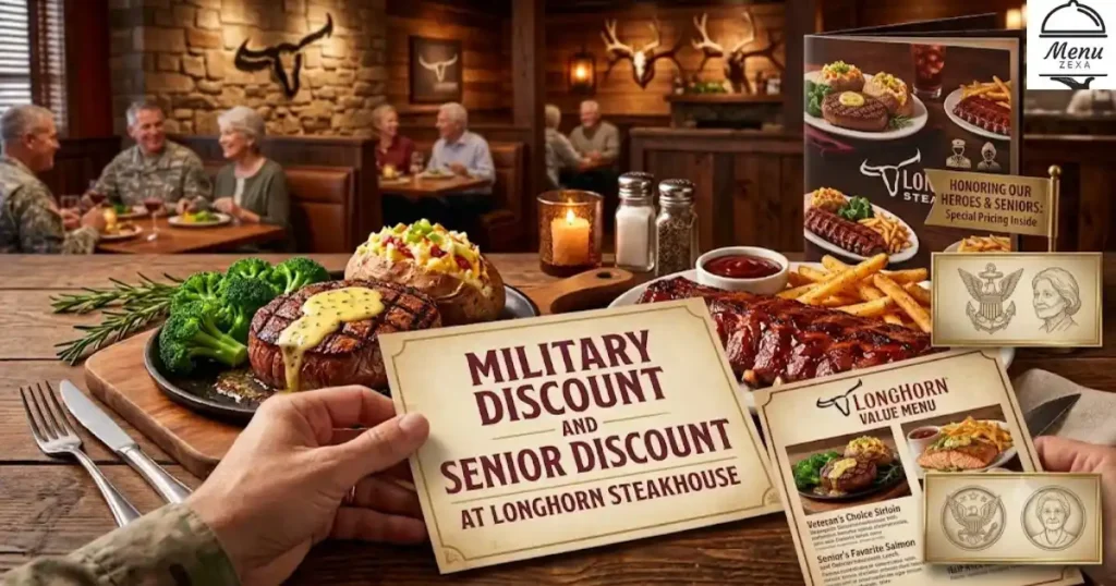 Military Discount and Senior Discount at LongHorn Steakhouse