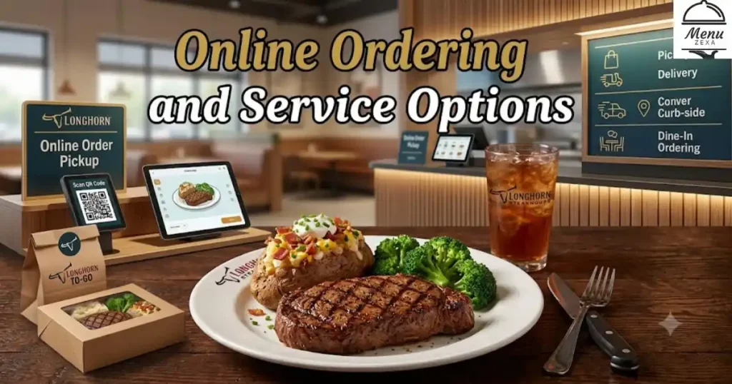 Online Ordering and Service Options