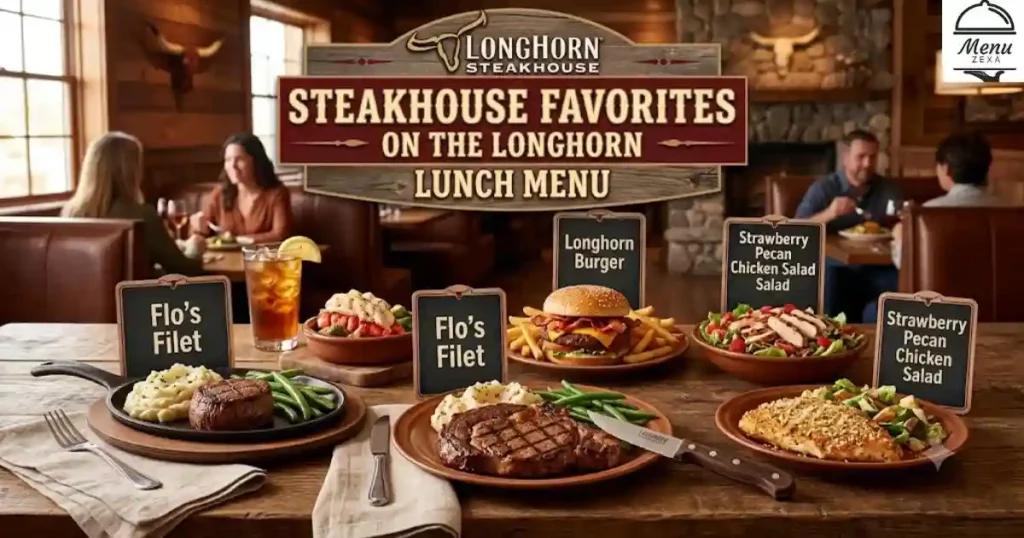 Steakhouse Favorites on the Longhorn Lunch Menu