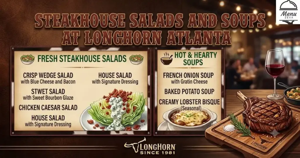 Steakhouse Salads and Soups at LongHorn Atlanta