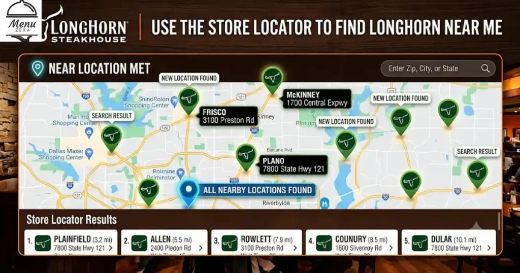 Use the Store Locator to Find Longhorn Near Me