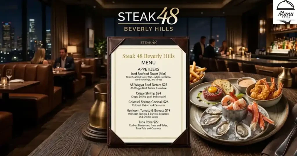 Appetizers on the Steak 48 Beverly Hills Menu