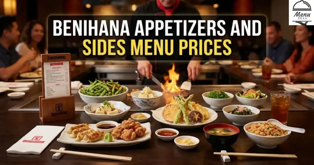 Benihana Appetizers and Sides Menu Prices