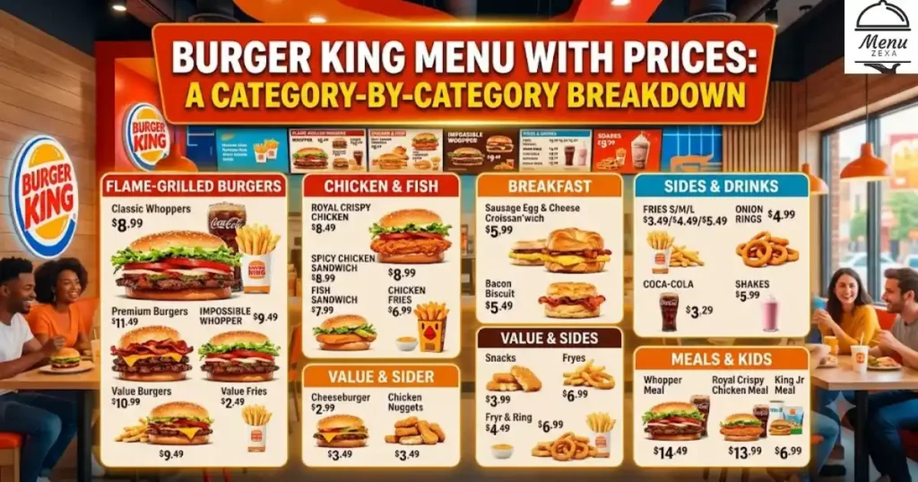 Burger King Menu With Prices: A Category-by-Category Breakdown