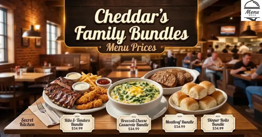 Cheddar's Family Bundles Menu Prices