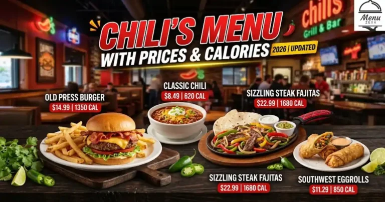 Chili's Menu With Prices & Calories 2026 | Updated