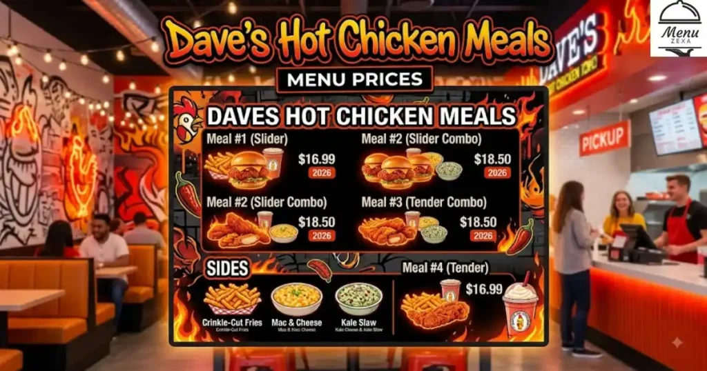 Daves Hot Chicken Meals Menu Prices