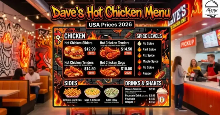 Daves Hot Chicken Menu USA Prices 2026