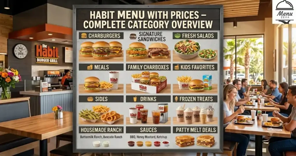 Habit Menu With Prices – Complete Category Overview
