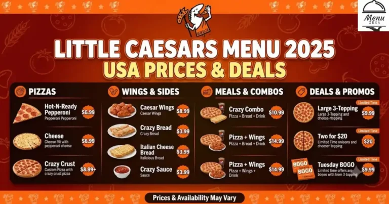 Little Caesars Menu 2025 USA Prices & Deals
