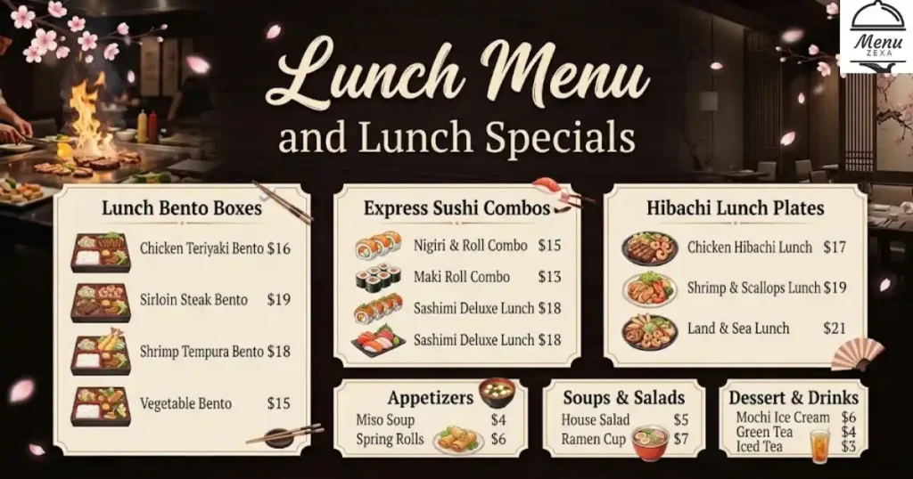 Lunch Menu and Lunch Specials