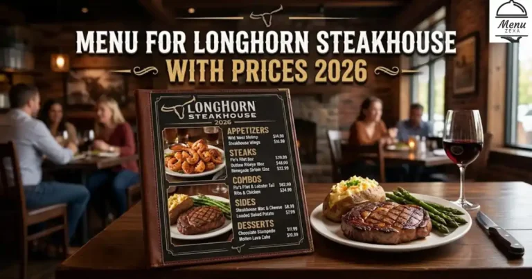 Menu For Longhorn Steakhouse With Prices 2026