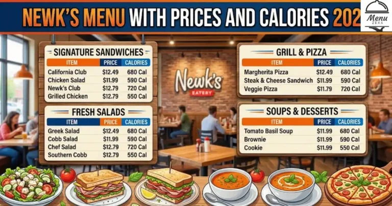 Newk's Menu With Prices And Calories 2026