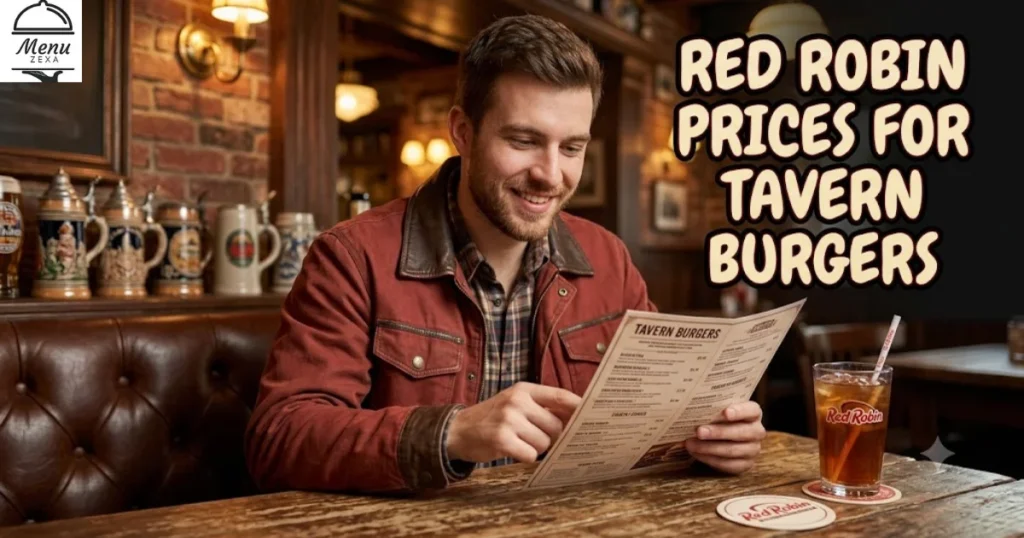 Red Robin Prices for Tavern Burgers
