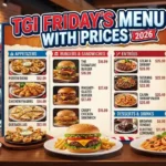 TGI Froday Menu With Prices 2026
