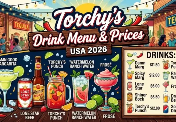 Torchy's Drink Menu & Prices USA 2026