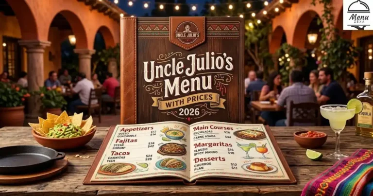 Uncle Julio's Menu With Prices 2026