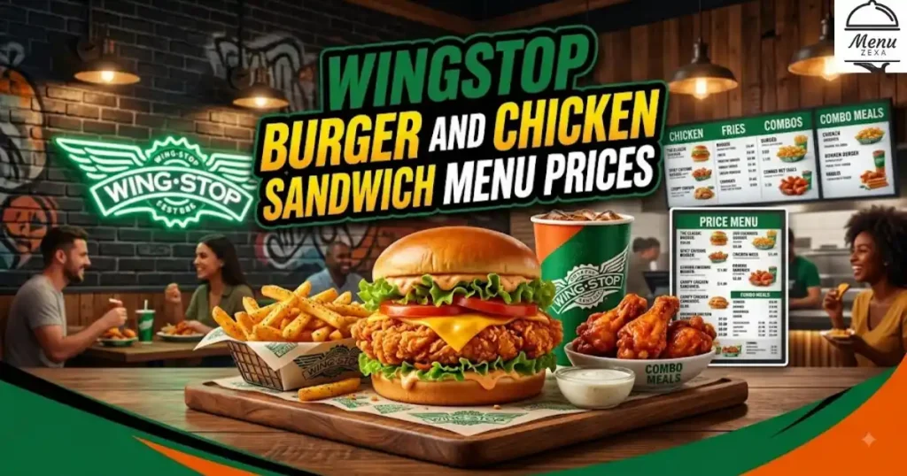 Wingstop Burger and Chicken Sandwich Menu Prices