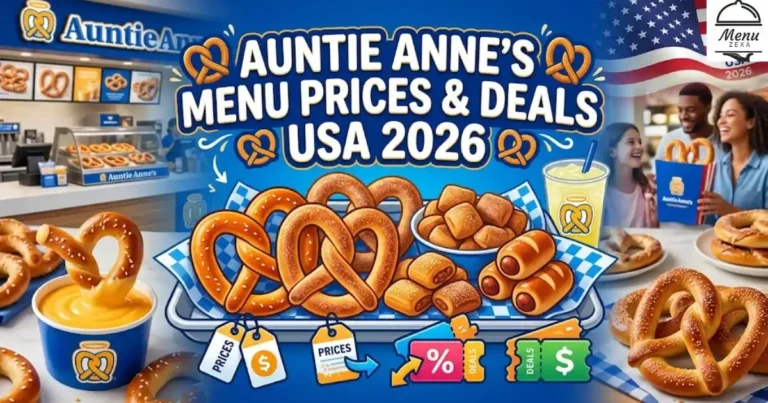 Auntie Anne's Menu Prices & Deals USA 2026