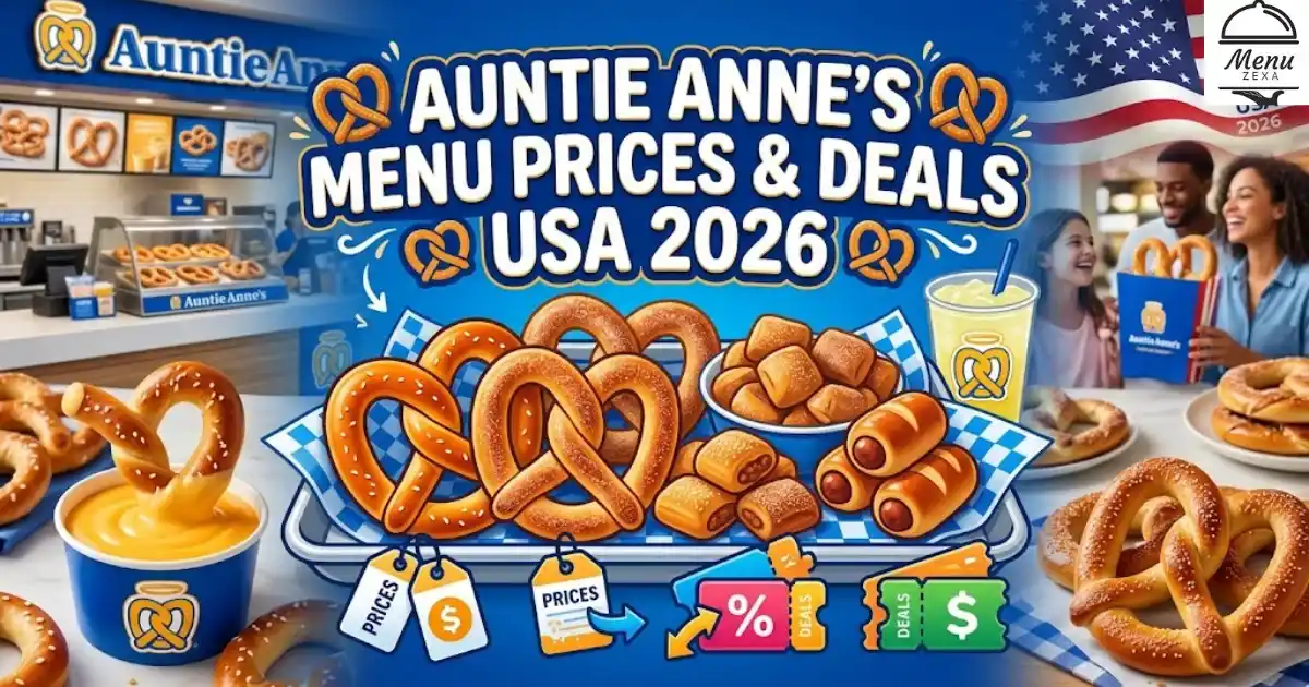 Auntie Anne's Menu Prices & Deals USA 2026
