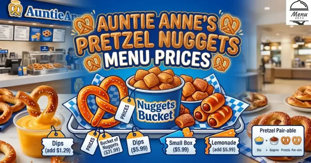 Auntie Anne's Pretzel Nuggets Menu Prices
