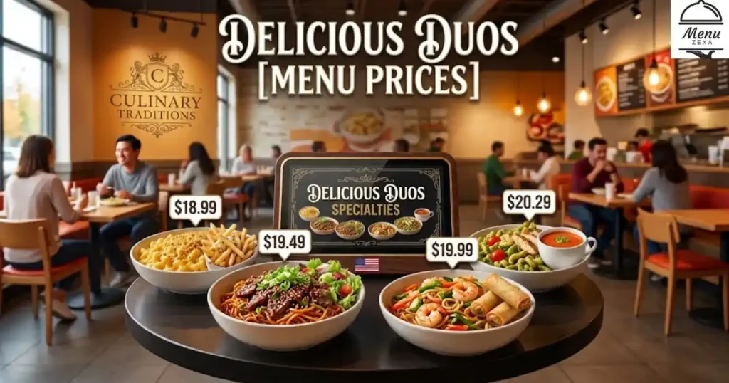 Delicious Duos Menu Prices