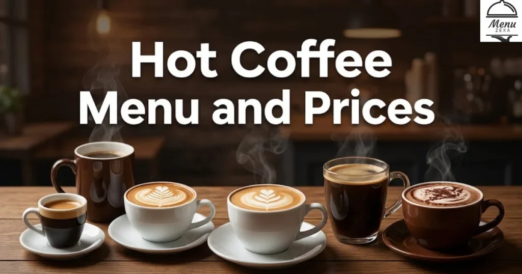 Hot Coffee Menu and Prices