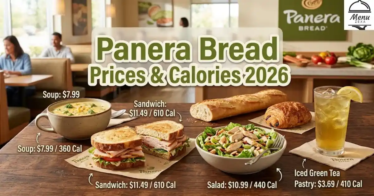 Panera Bread Menu Prices & Calories 2026