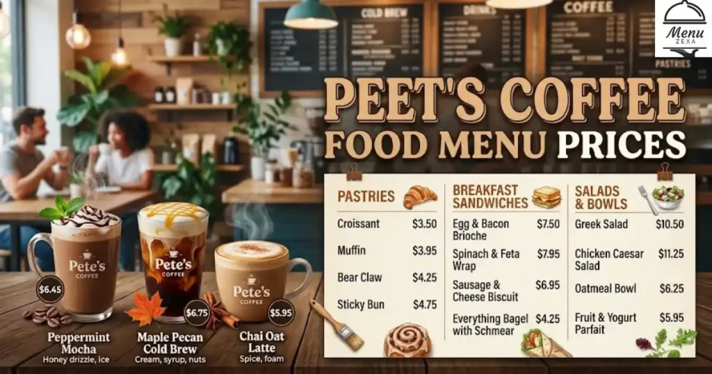 Petes Coffee Food Menu Prices