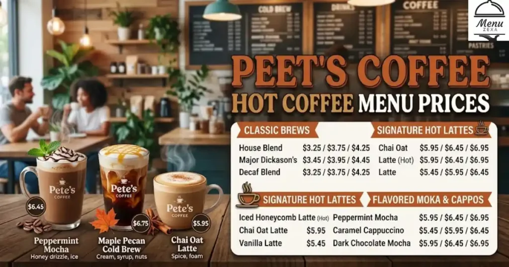 Petes Coffee Hot Coffee Menu Prices