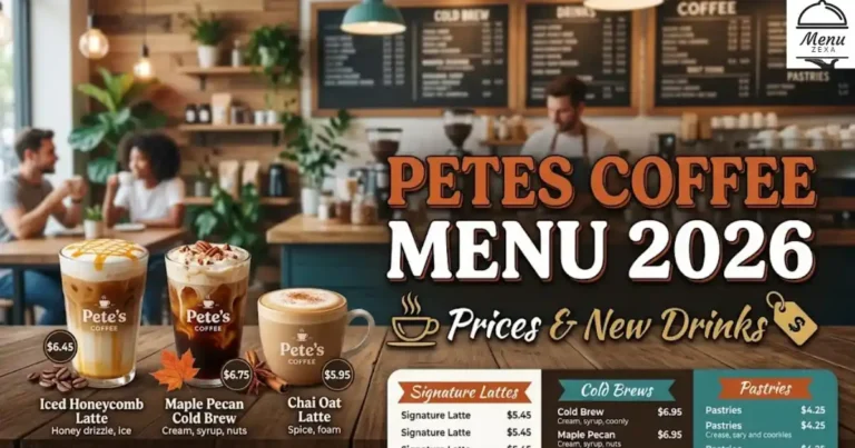 Petes Coffee Menu 2026: Prices & New Drinks