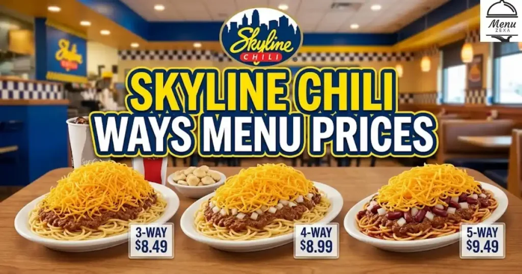 Skyline Chili Ways Menu Prices
