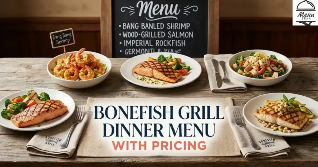 Bonefish Grill Dinner Menu With Pricing