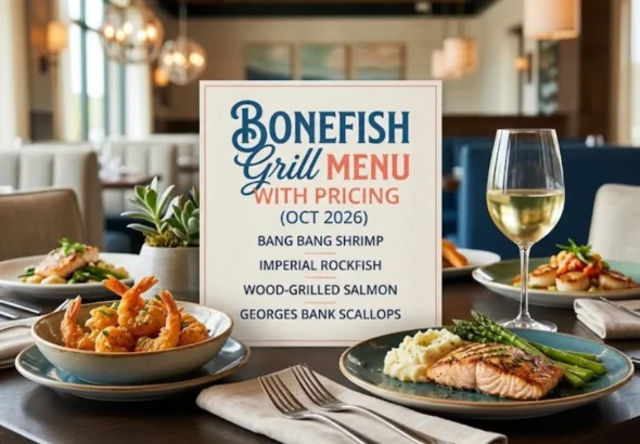 Bonefish Grill Menu With Pricing (Oct 2026)