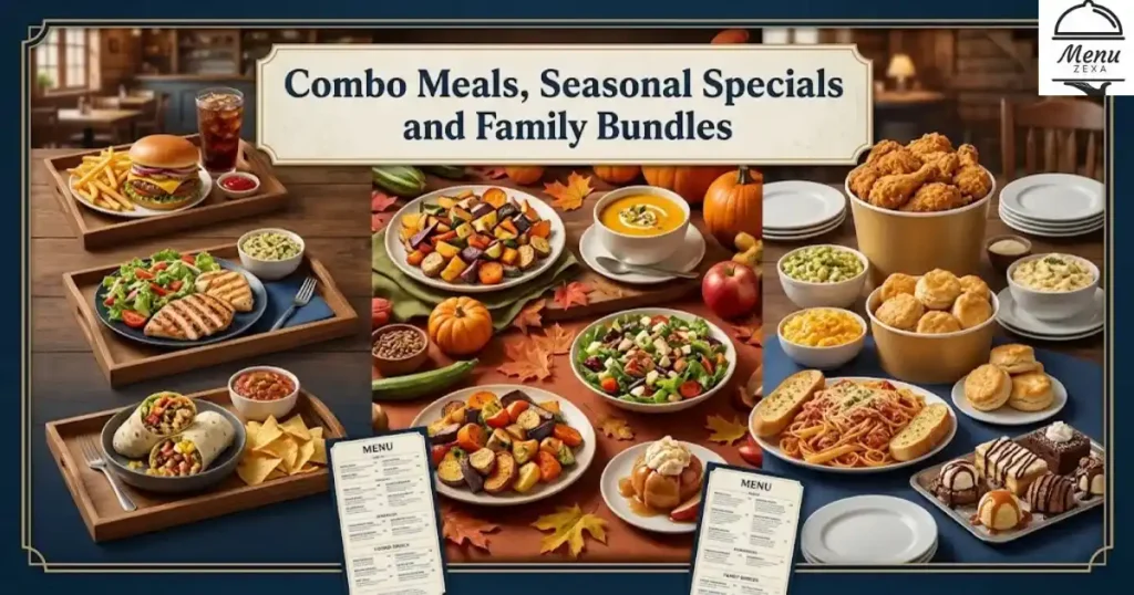 Combo Meals, Seasonal Specials and Family Bundles