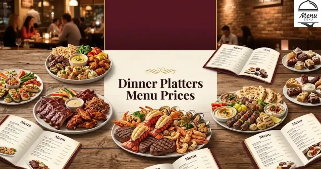 Dinner Platters Menu Prices
