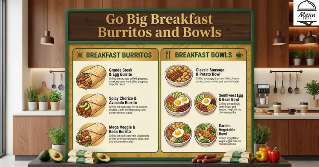 Go Big Breakfast Burritos and Bowls