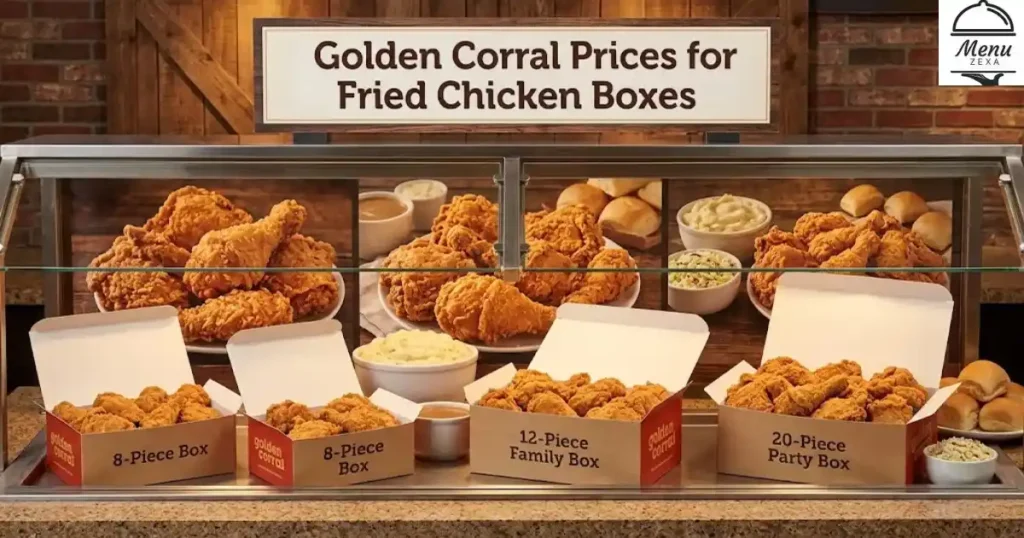 Golden Corral Prices for Fried Chicken Boxes
