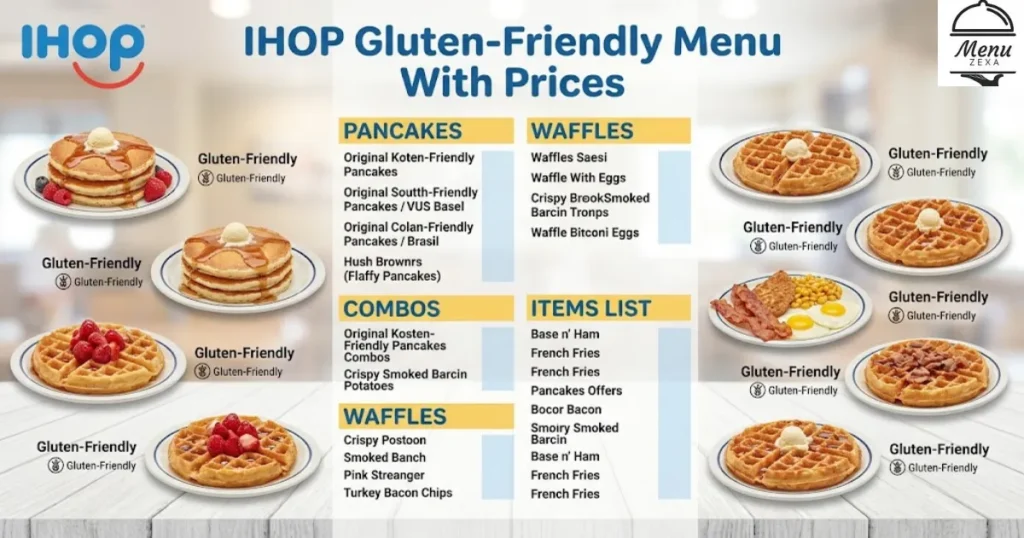 IHOP Gluten-Friendly Menu With Prices