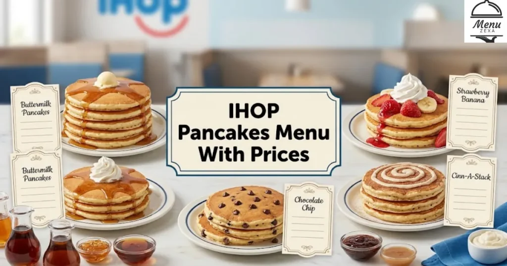 IHOP Pancakes Menu With Prices