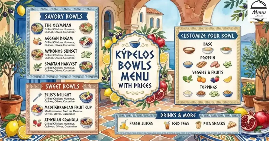 Kýpelos Bowls Menu With Prices