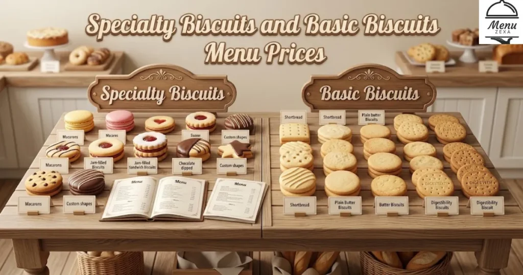 Specialty Biscuits and Basic Biscuits Menu Prices